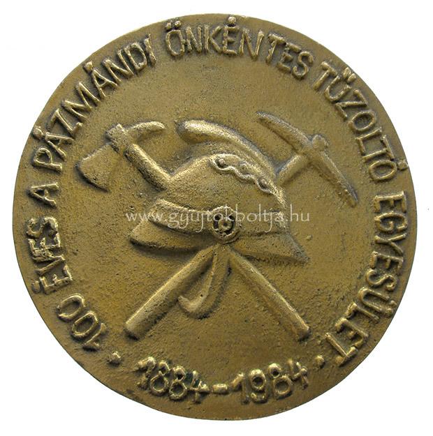 100 �ves a P�zm�ndi �nk�ntes T�zolt� Egyes�let 1884-1984
